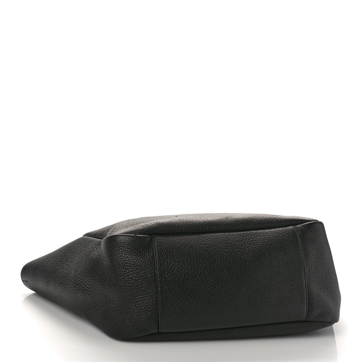 Grained Deerskin Bea Tote Black