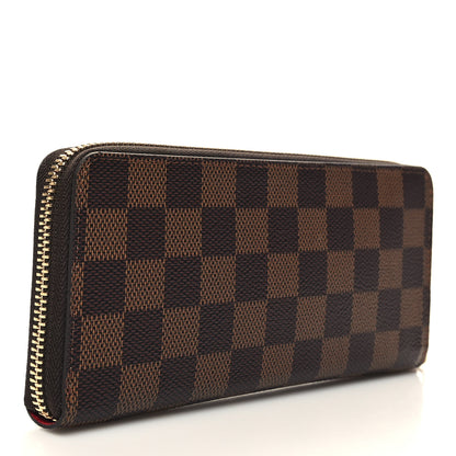 Louis Vuitton Damier Ebene Clemence Wallet Cherry 3 of 8