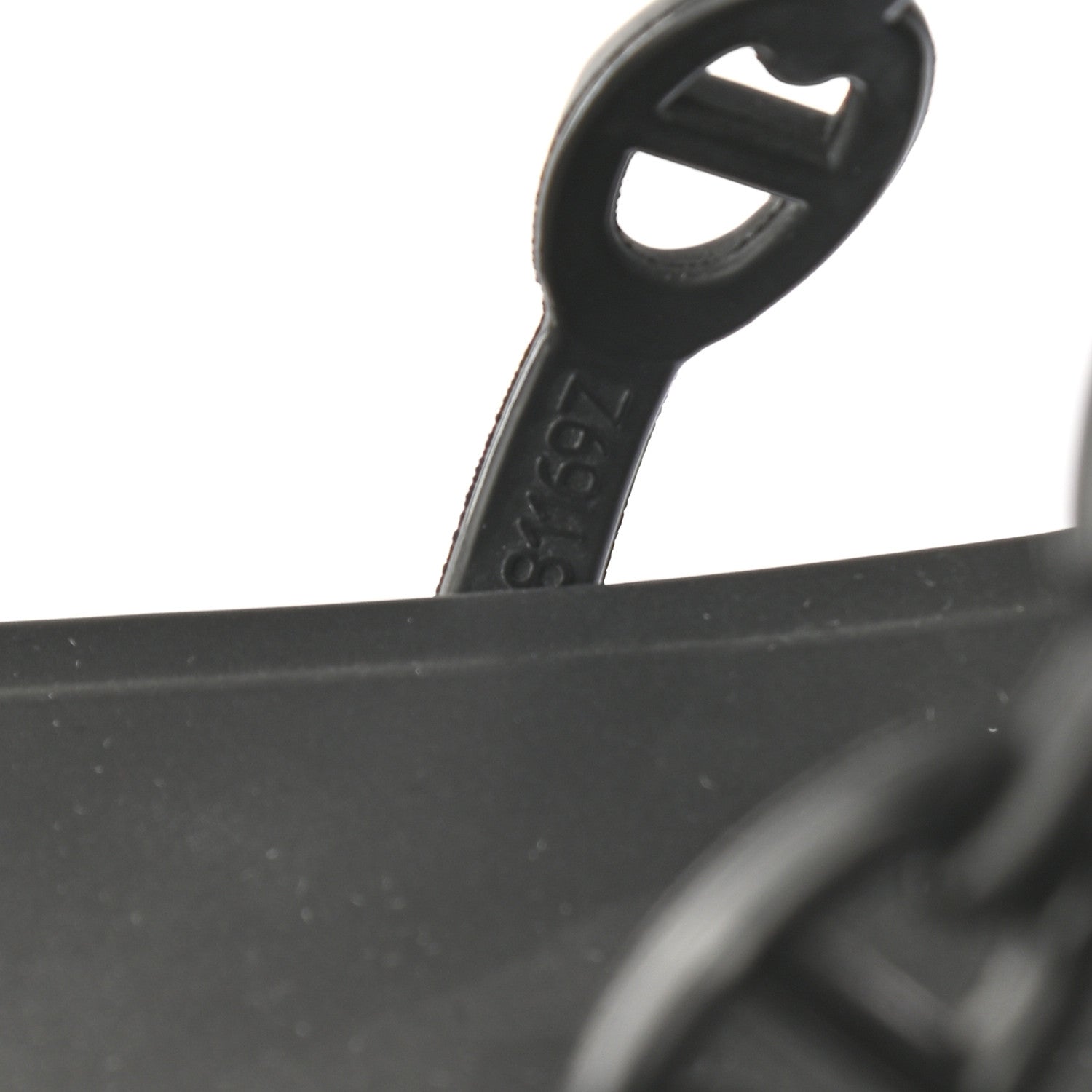 Hermes Rubber Chaine d'Ancre Rivage Sandals 38 Black 8 of 8