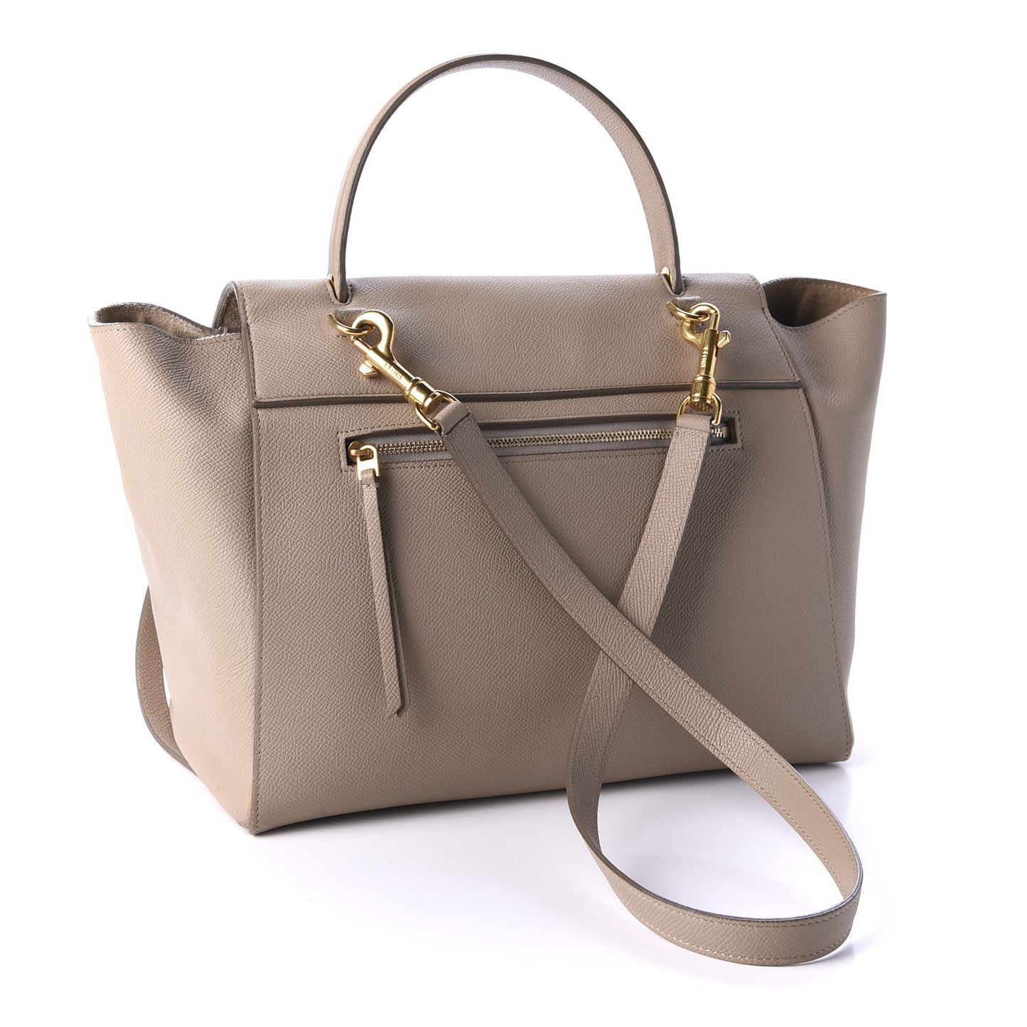 Grained Calfskin Mini Belt Bag Light Taupe