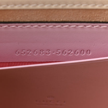 Gucci GG Supreme Monogram Les Pommes Mini Padlock Top Handle Shoulder Bag Beige Ebony Multicolor Cotton Candy Pink 7 of 9