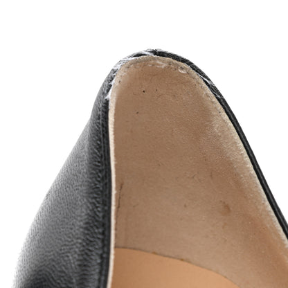 Chanel Lambskin CC Cap Toe Platform Pumps 38.5 Black 10 of 10