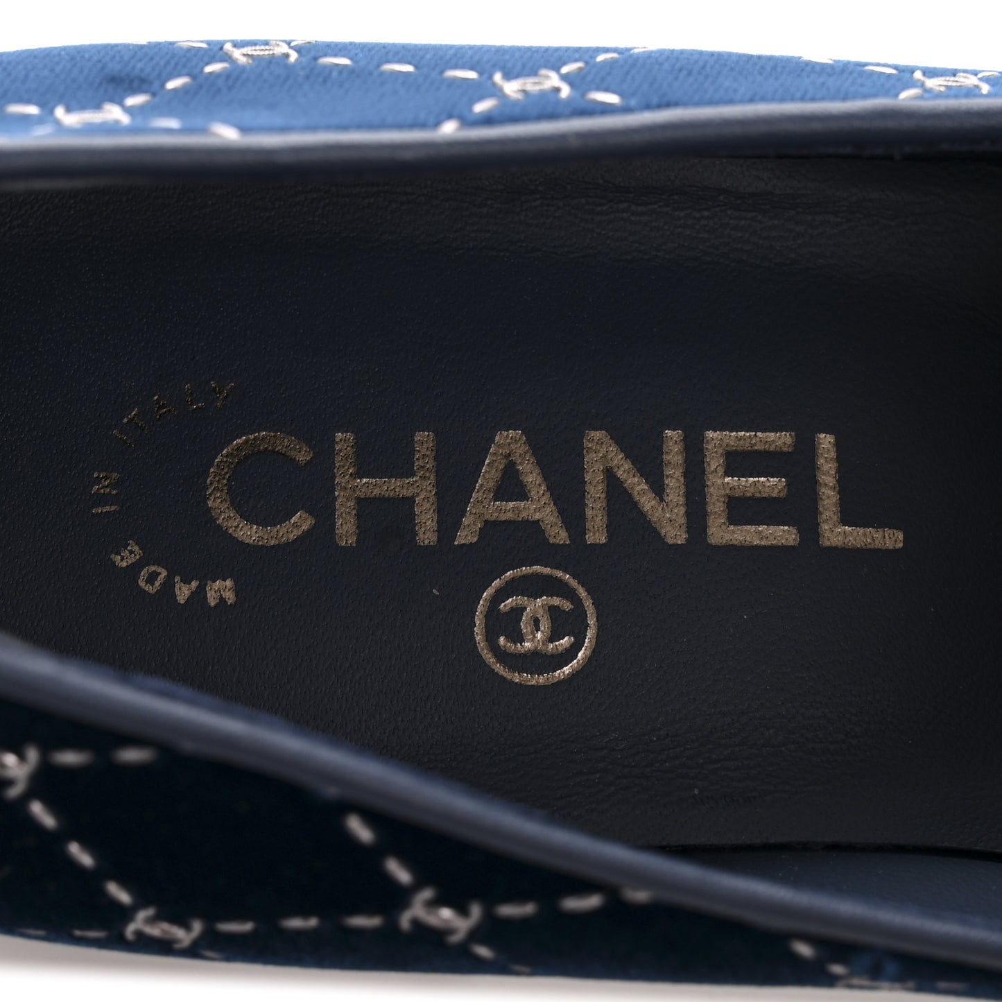 Velvet Moccasin Loafers 40 Blue