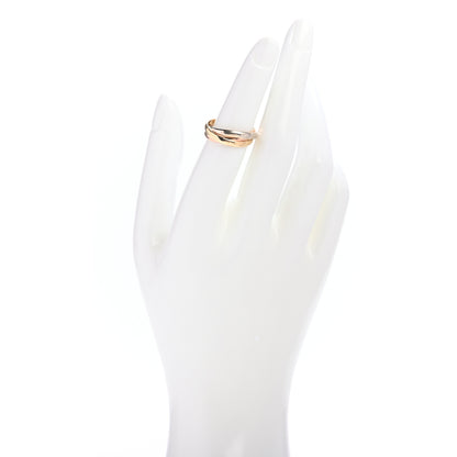 Cartier 18K Pink Yellow White Gold Small Trinity Ring 52 6 2 of 4