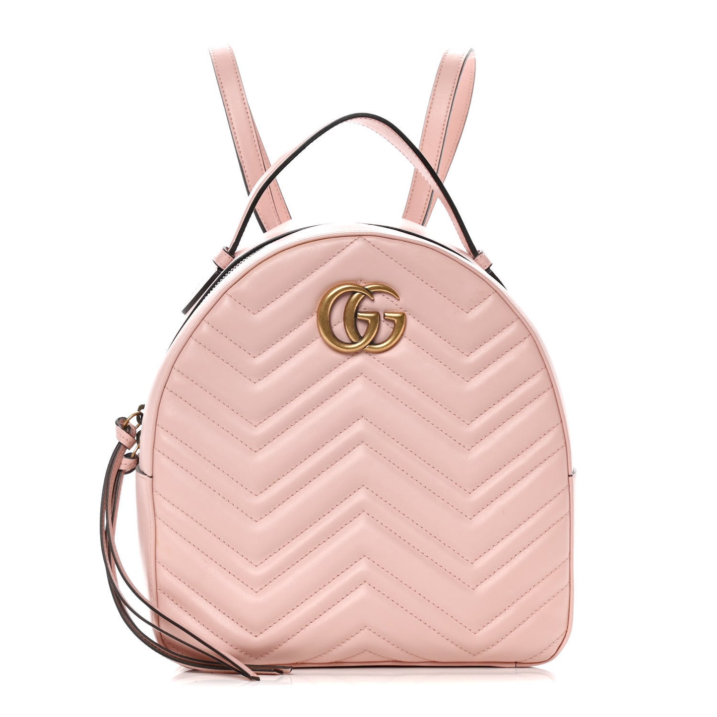 Calfskin Matelasse GG Marmont Dome Backpack Perfect Pink