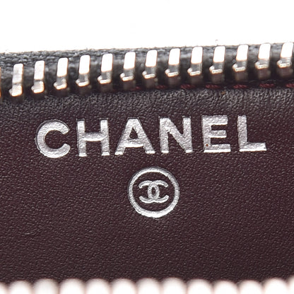 Chanel Caviar Quilted Large Gusset Zip Around Wallet Black 6 of 8