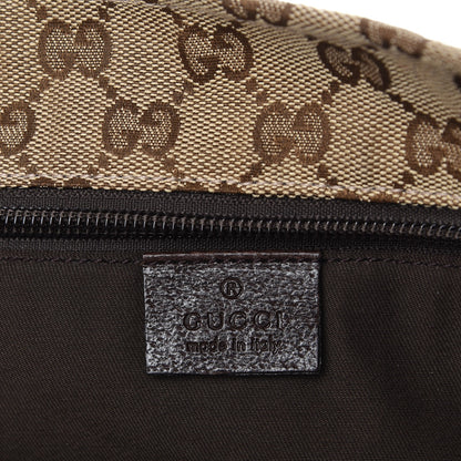 Gucci GG Monogram Large Web Handle Bucket Tote Dark Brown 6 of 7