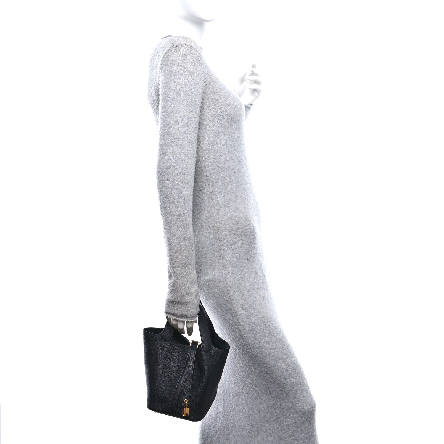 Hermes Taurillon Clemence Picotin Lock 18 PM Black 2 of 11