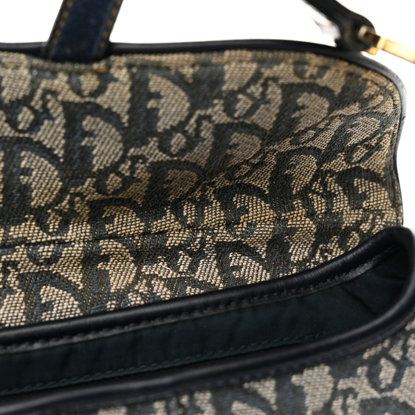 Monogram Saddle Bag Blue