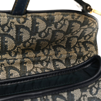Christian Dior Monogram Saddle Bag Blue 12 of 18