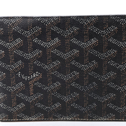 Goyard Goyardine Long Bi-Fold Wallet Black Gold 9 of 10