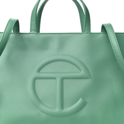 Telfar Vegan Leather Medium Shopping Bag Sage 8 of 10
