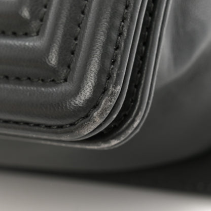 Chanel Calfskin Quilted Small Boy Flap Dark Grey 11 of 15