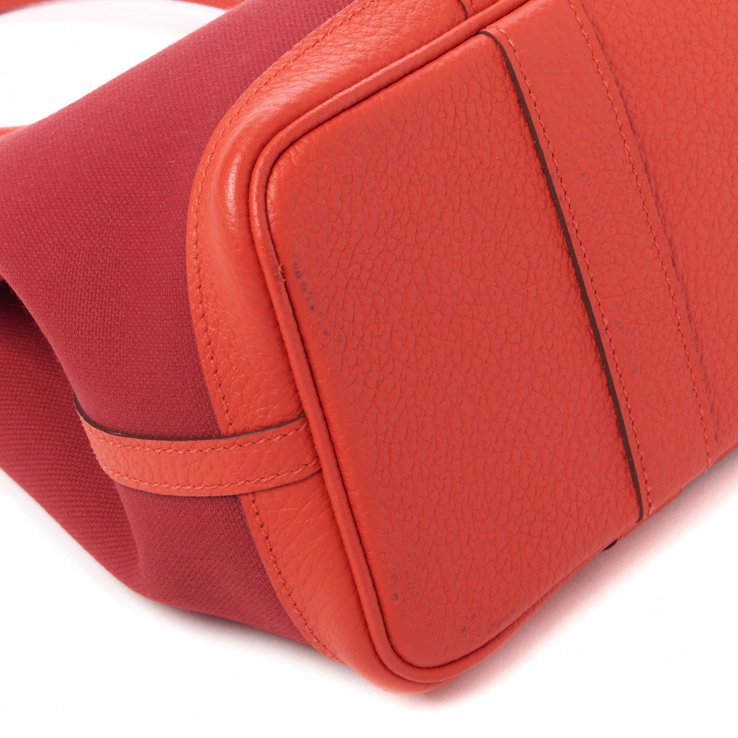 Hermes Toile Militaire Vache Country Garden Party 30 Rouge Grenant Orange Poppy 5 of 7