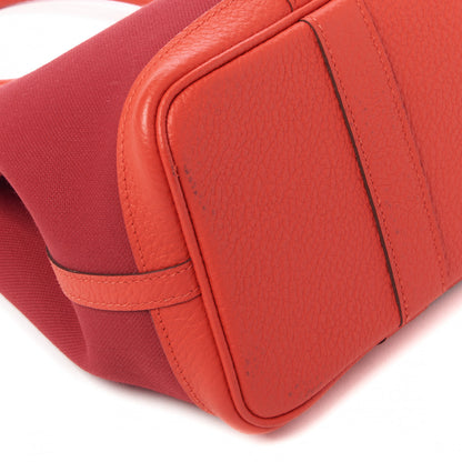 Hermes Toile Militaire Vache Country Garden Party 30 Rouge Grenant Orange Poppy 5 of 7