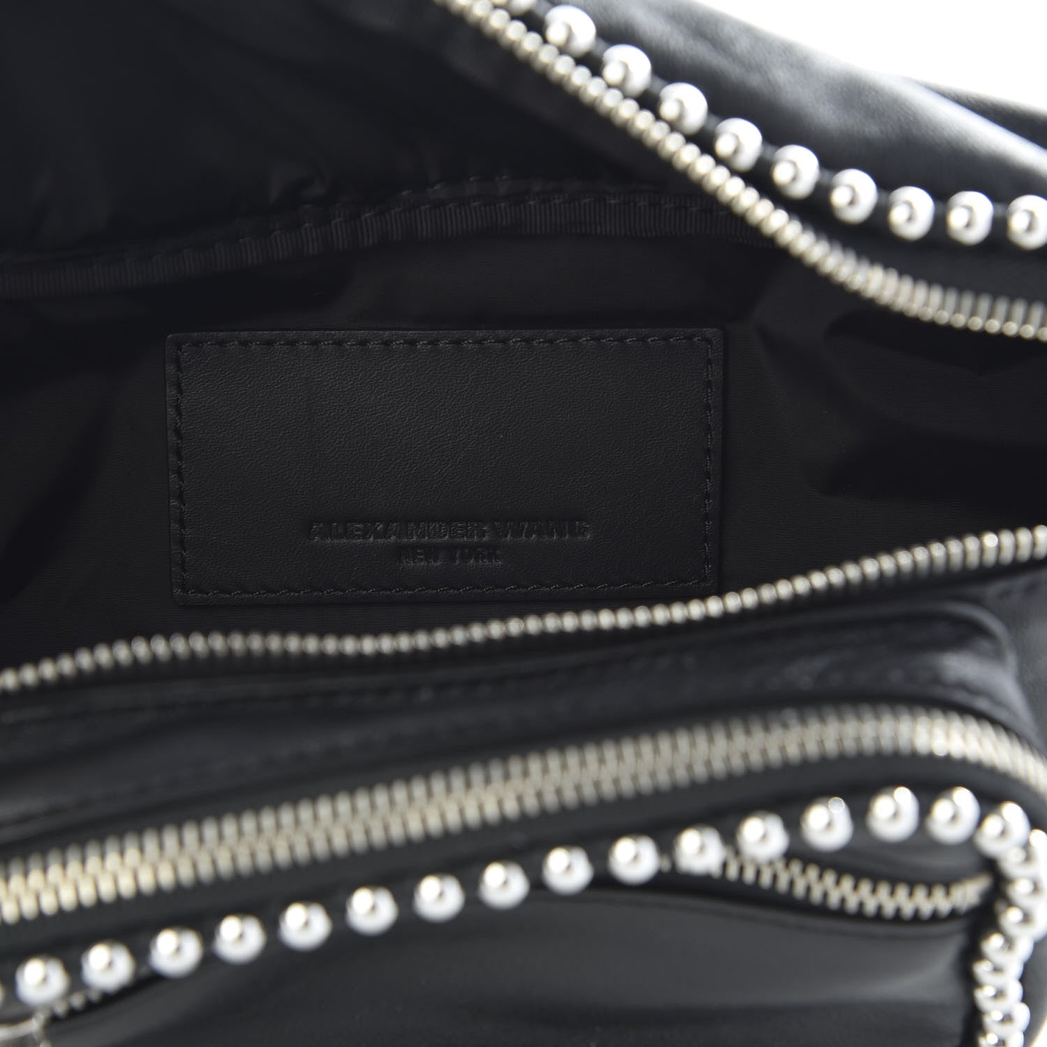 Alexander Wang Lambskin Attica Studded Belt Bag Black 7 of 7