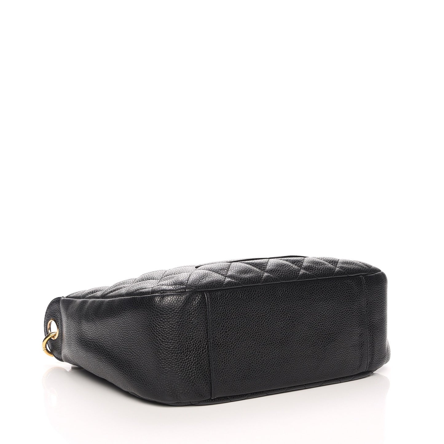 Caviar Quilted Hobo Black