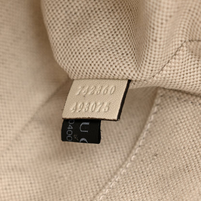 Gucci Sakai Be Green Calfskin Diagonal Stitched Small Blondie Shoulder Bag Mystic White 7 of 12