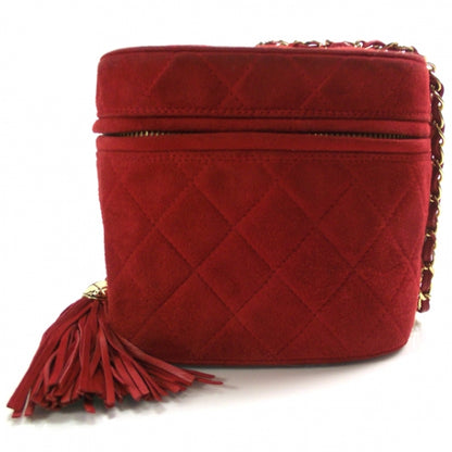 Chanel Suede Tassel Camera Case Red 1 of 13