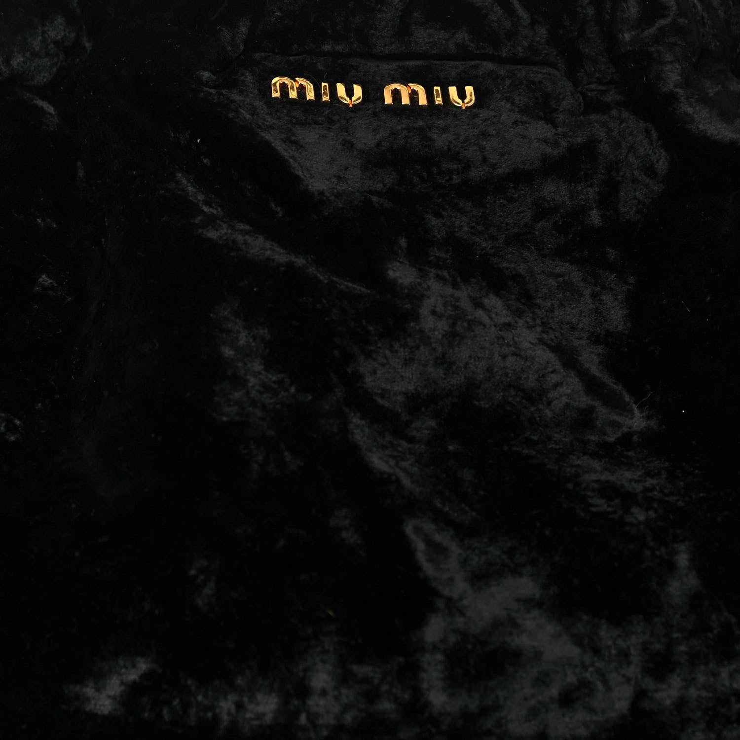 Miu Miu Velluto Shoulder Bag Black 8 of 12