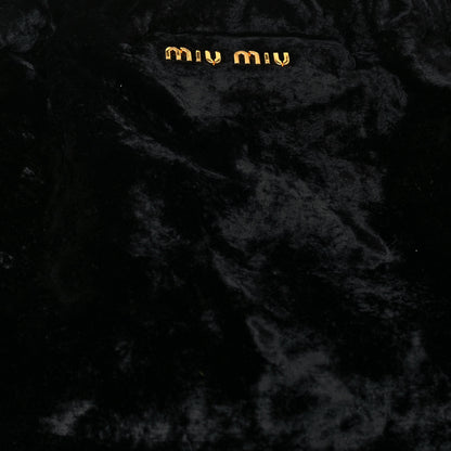 Miu Miu Velluto Shoulder Bag Black 8 of 12