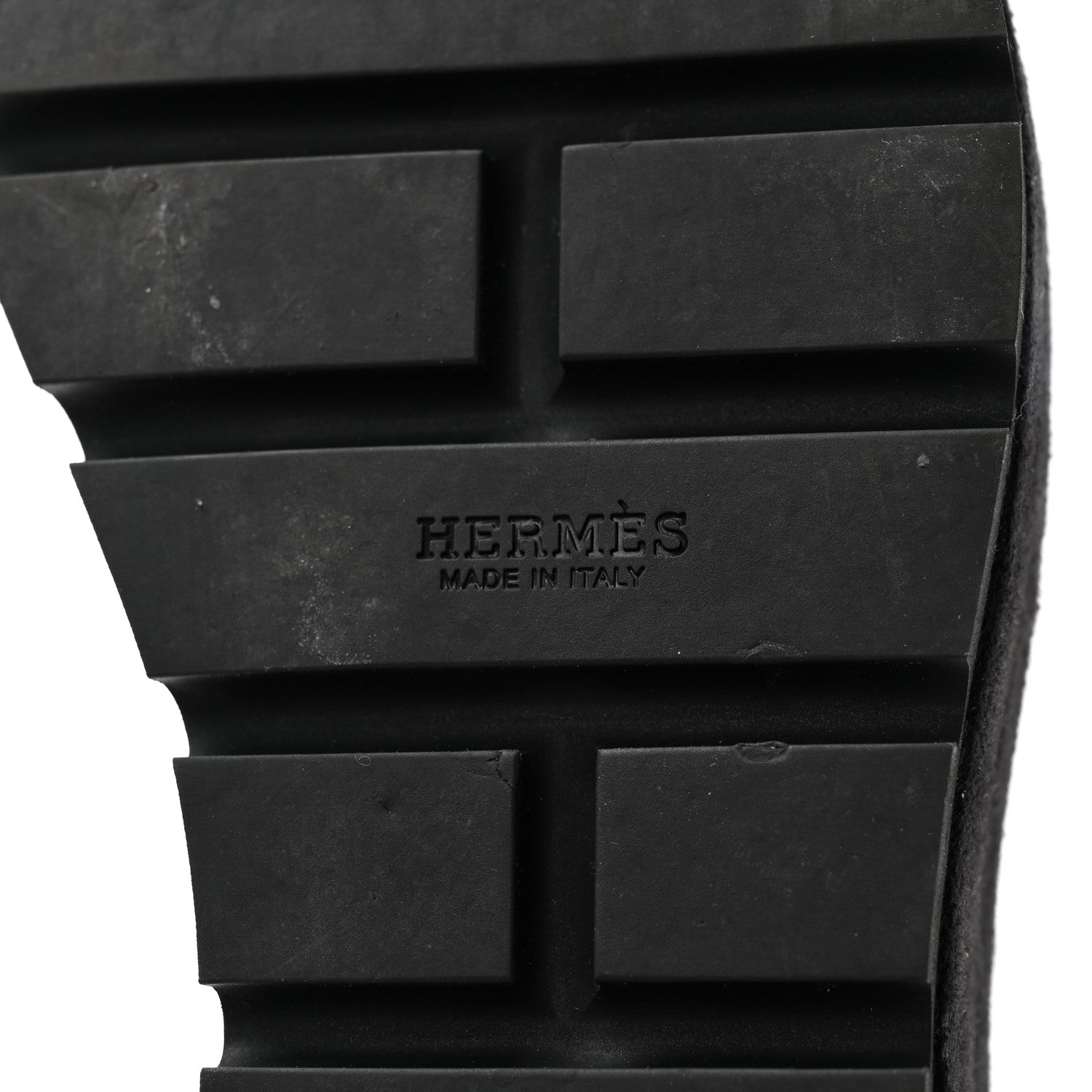 Hermes Calfskin Suede Eze 30 Sandals 37 Black 7 of 10