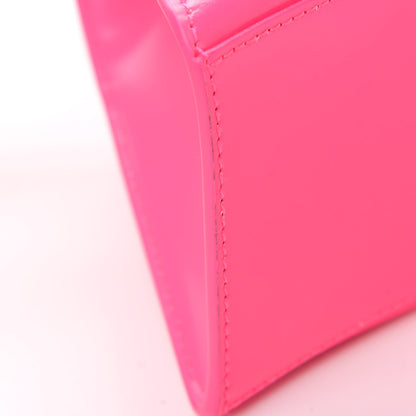 Balenciaga Shiny Box Calfskin Small Hourglass Top Handle Bag Hot Pink 13 of 13