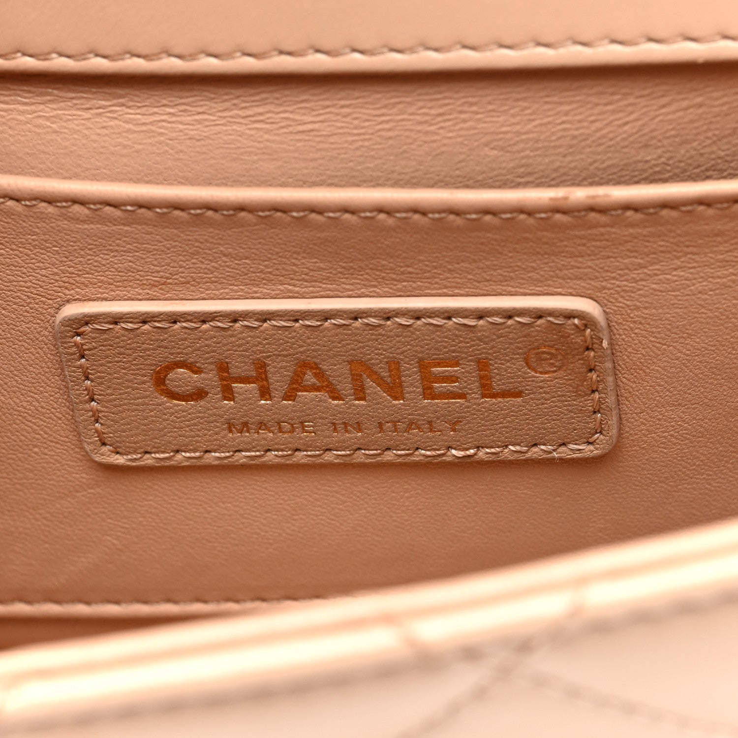 Chanel Calfskin Quilted Mini Perfect Fit Flap Beige 6 of 10