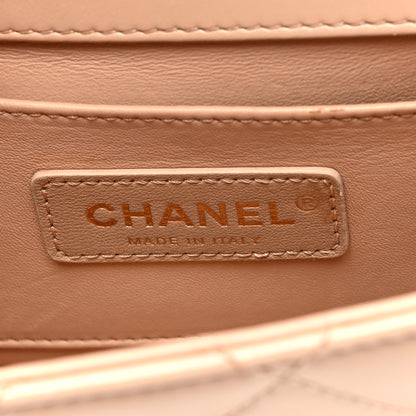 Chanel Calfskin Quilted Mini Perfect Fit Flap Beige 6 of 10