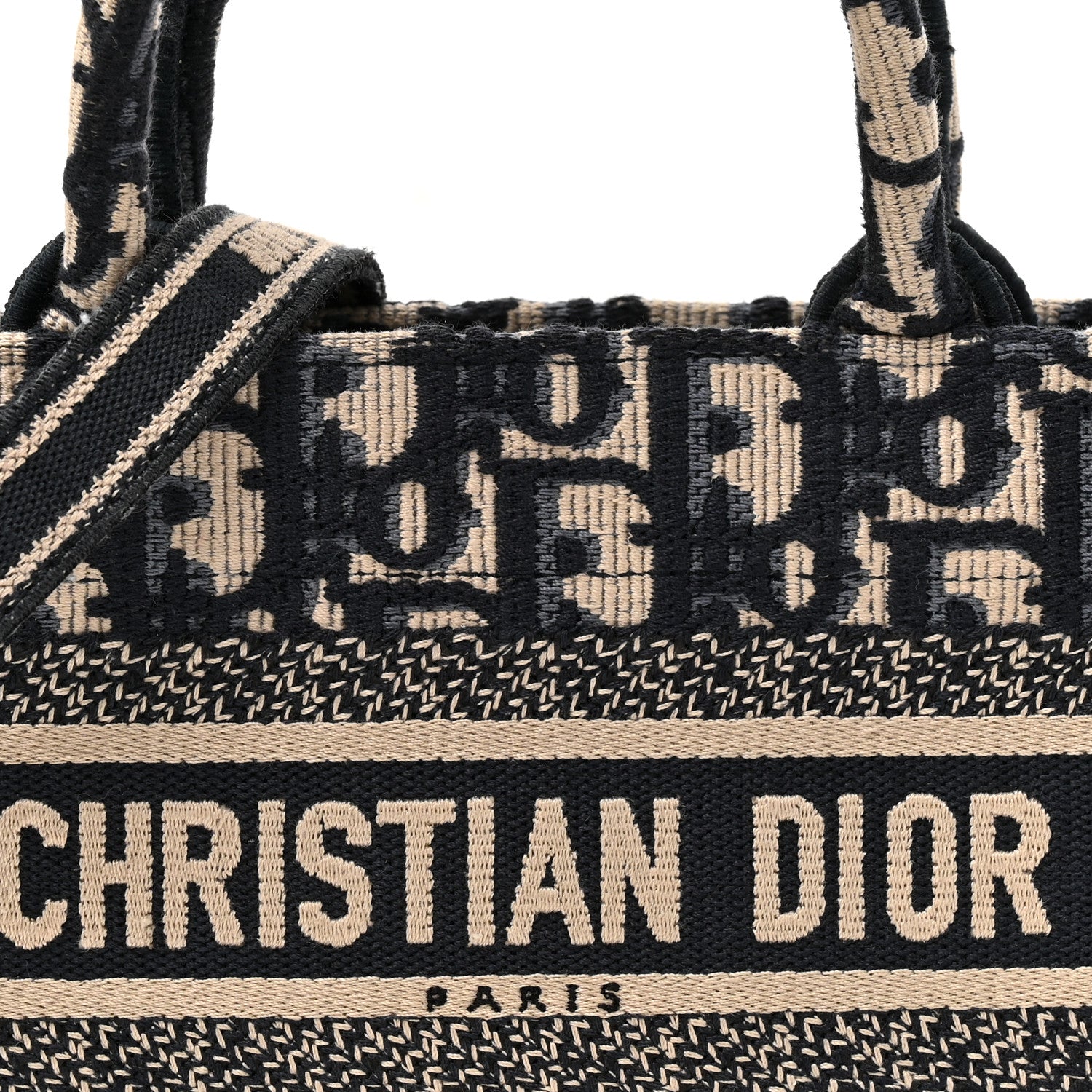 Christian Dior Oblique Mini Book Tote With Strap Blue Multicolor 8 of 11