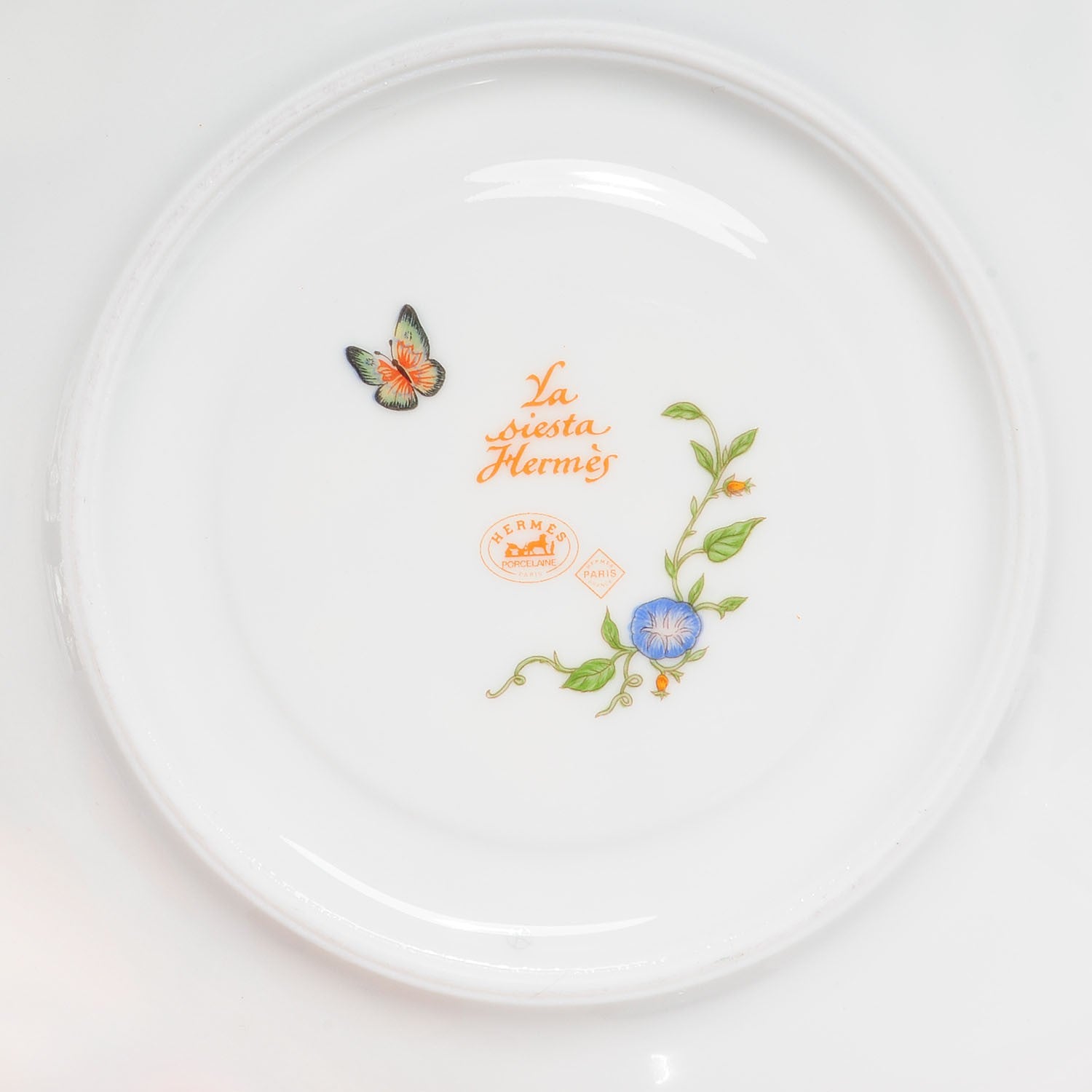 Hermes Porcelain La Siesta Breakfast Cup And Saucer-Set Of 2 6 of 7