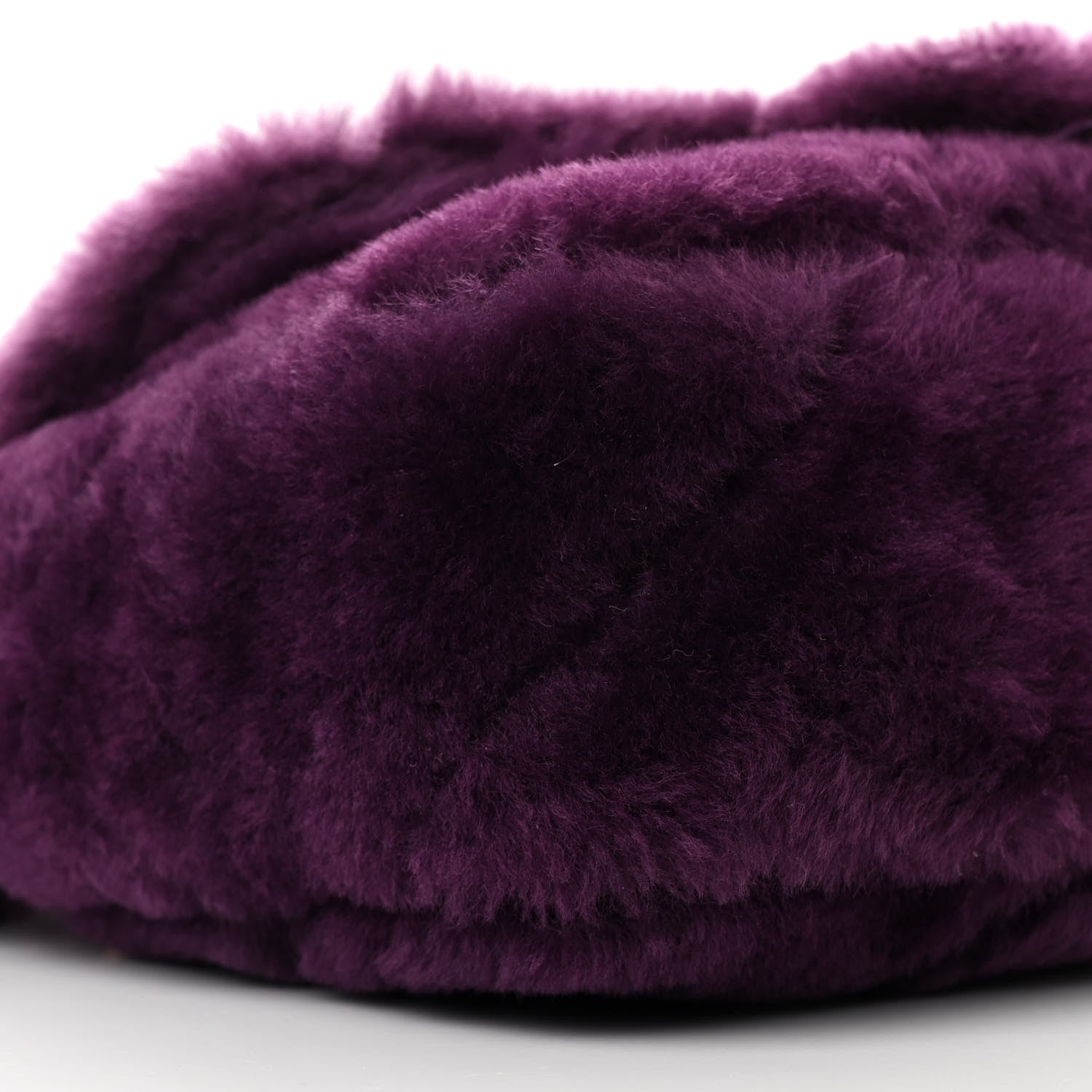 Chanel Shearling Lambskin Quilted Flap Purple 9 of 10