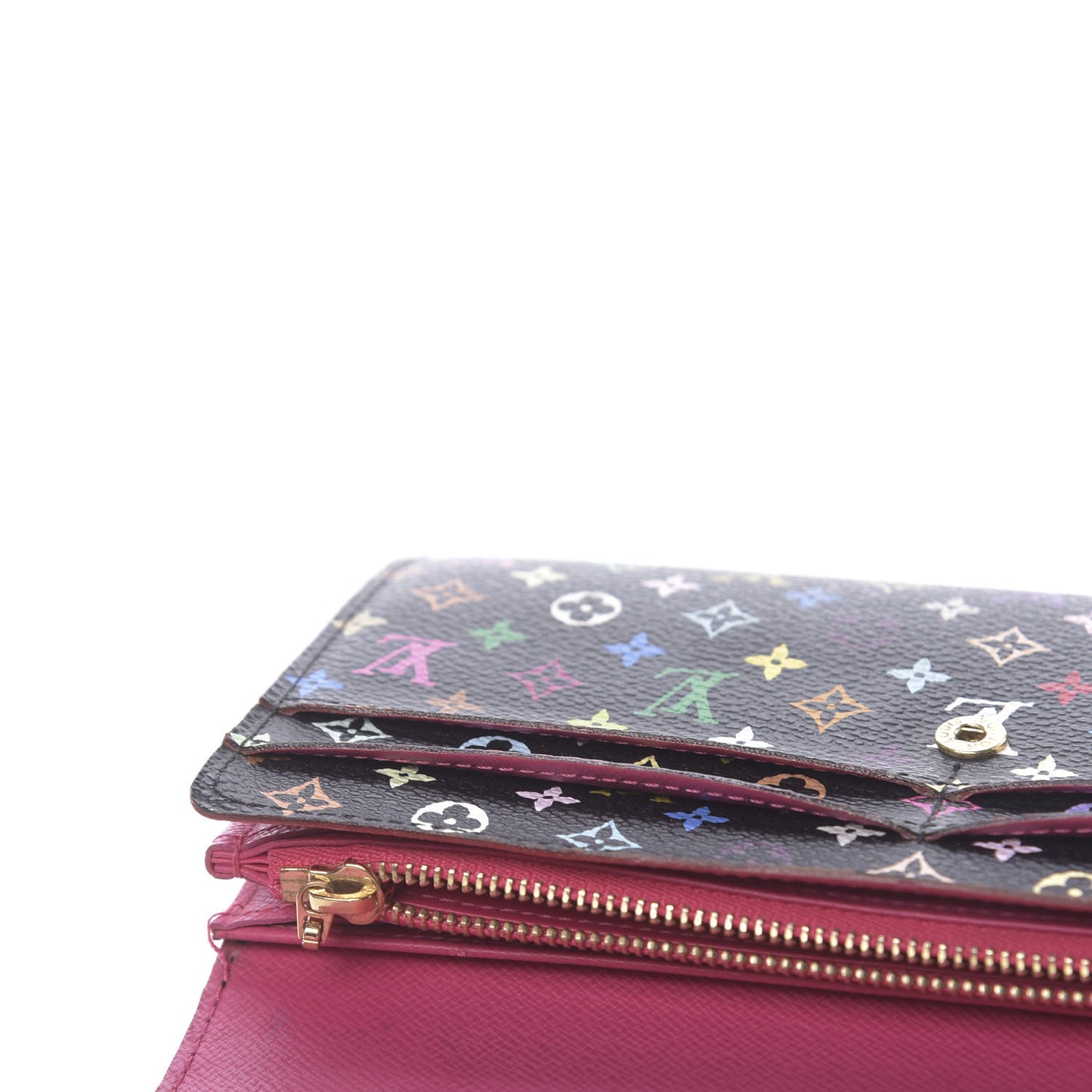 Monogram Multicolor Sarah Wallet Black Grenade