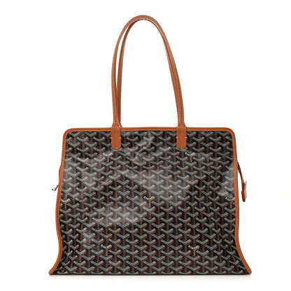 Goyard Goyardine Sac Hardy Pet Carrier PM Black Gold 1 of 12