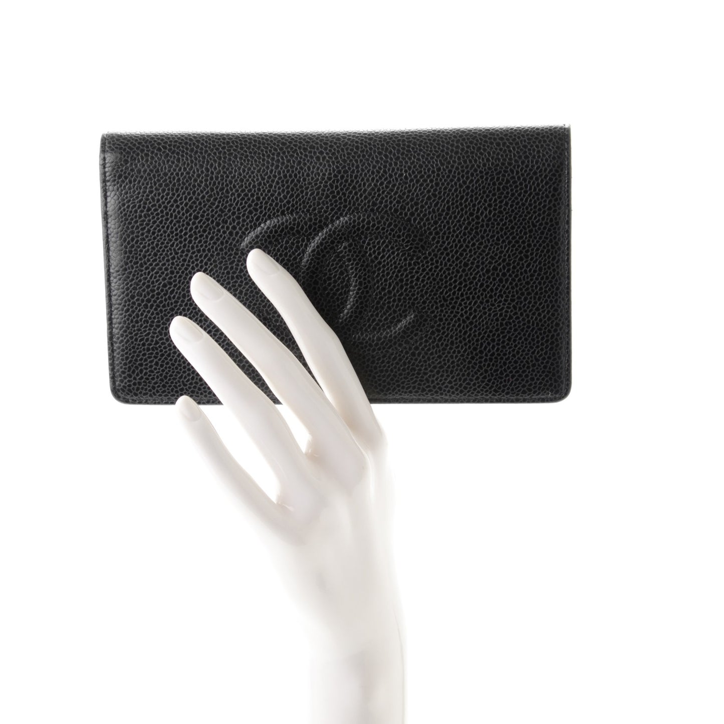 Caviar Timeless CC Yen Wallet Black