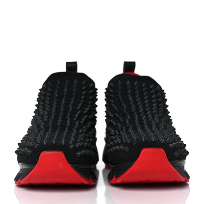 Christian Louboutin Neoprene Spike Sock Donna Flat Sneakers 37.5 Black 2 of 7