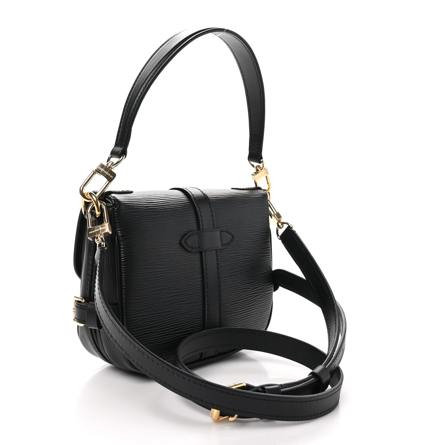 Louis Vuitton Epi Saumur BB Black 3 of 9