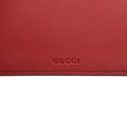 Gucci GG Supreme Monogram Merveilles Lips Zip Pouch Hibiscus Red 9 of 10