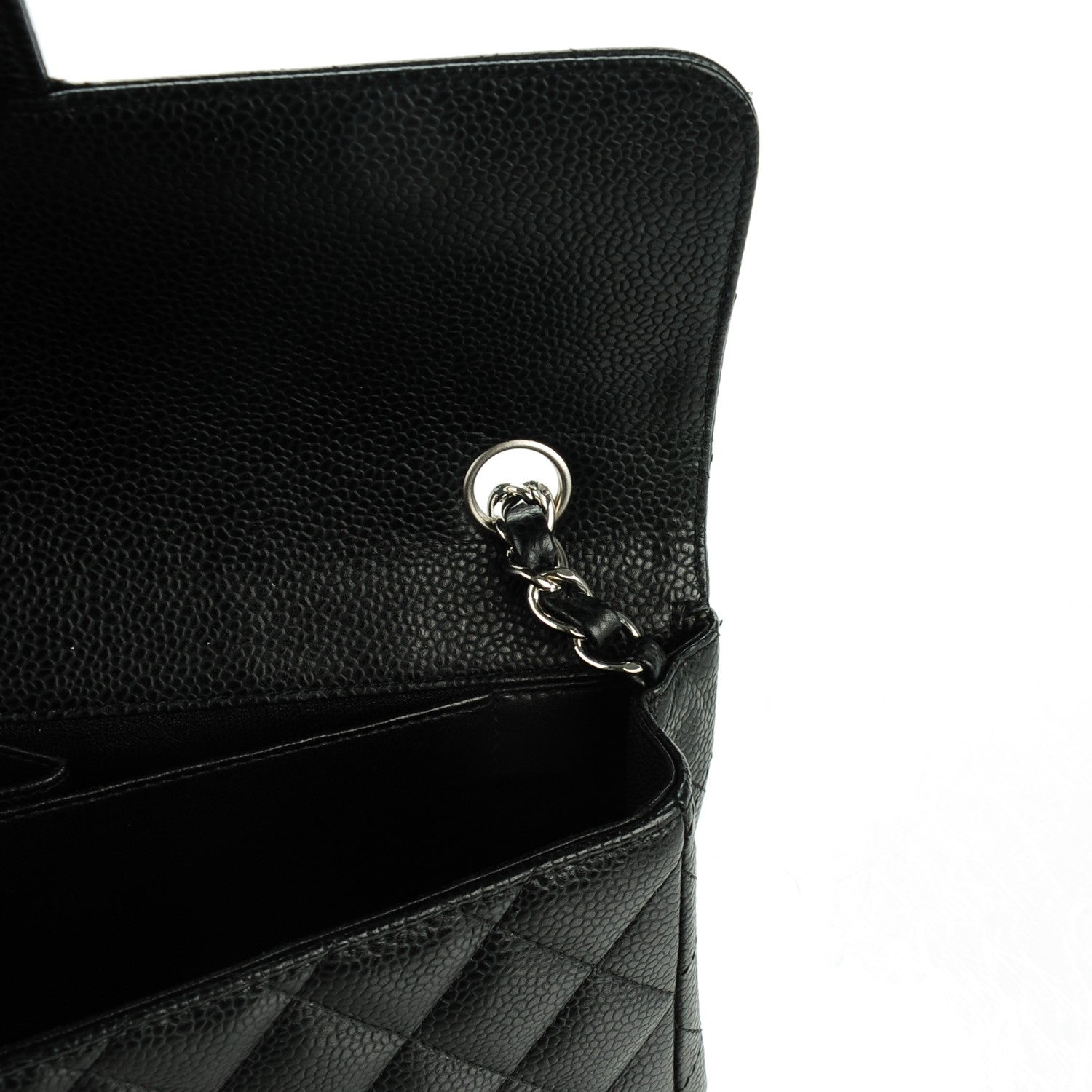 Chanel Caviar Quilted East West Flap Black 6 of 9