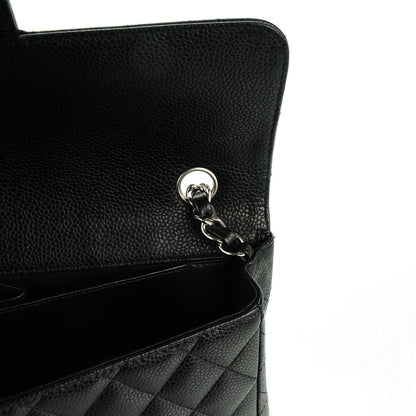 Chanel Caviar Quilted East West Flap Black 6 of 9