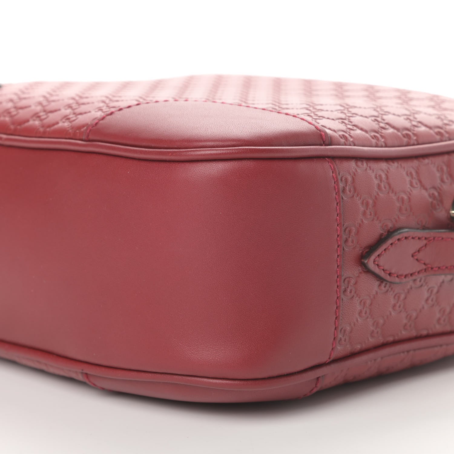 Gucci Microguccissima Mini Bree Messenger Bag Red 9 of 12