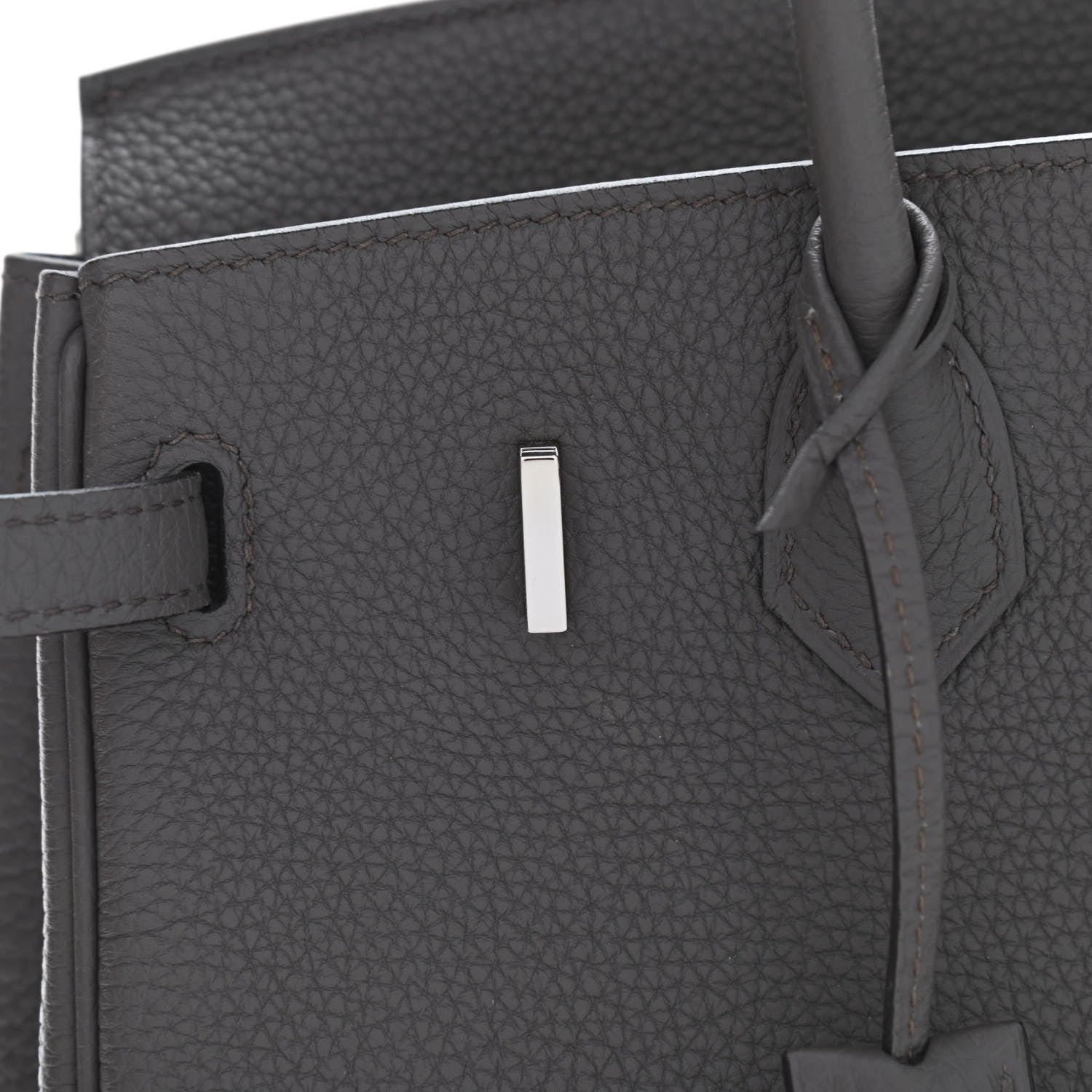 Hermes Togo Birkin 25 Etain 23 of 33