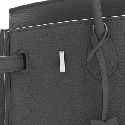 Hermes Togo Birkin 25 Etain 23 of 33