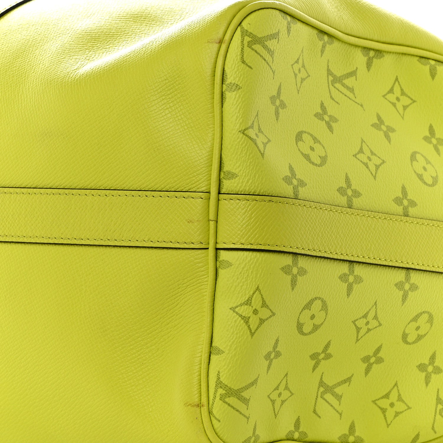 Louis Vuitton Monogram Taiga Keepall Bandouliere 50 Yellow 9 of 9