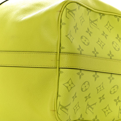 Louis Vuitton Monogram Taiga Keepall Bandouliere 50 Yellow 9 of 9