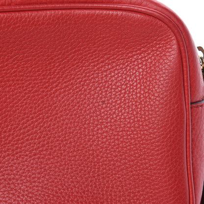 Gucci Pebbled Calfskin Small Soho Disco Bag Tabasco Red 11 of 14