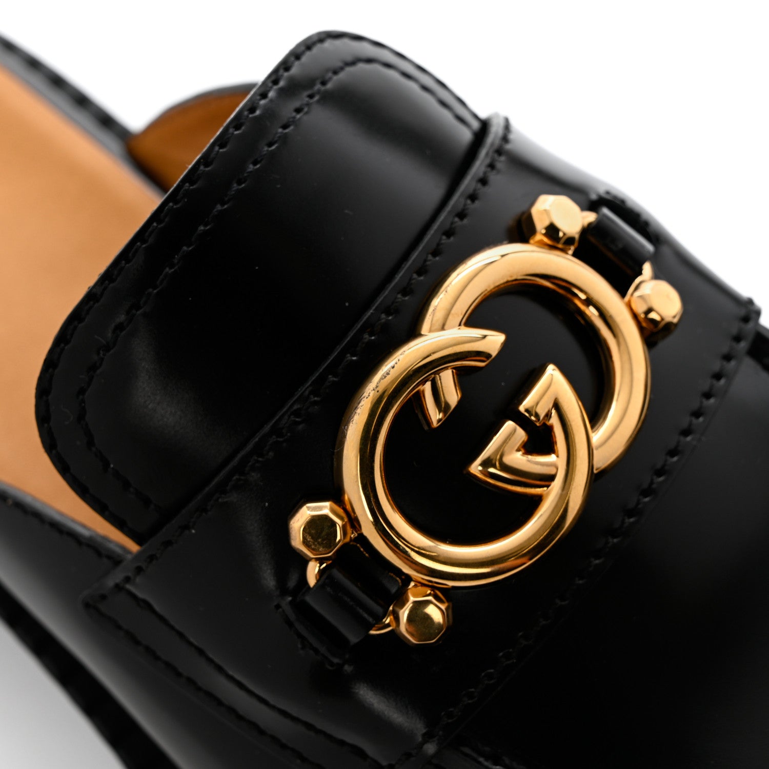 Gucci Spice Lux Womens Interlocking G Slippers 40 Black 9 of 12