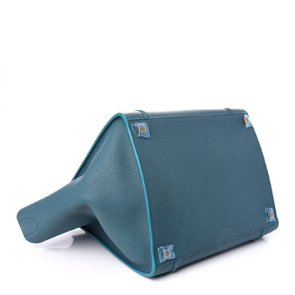Celine Grained Calfskin Medium Phantom Luggage Slate Blue 4 of 8