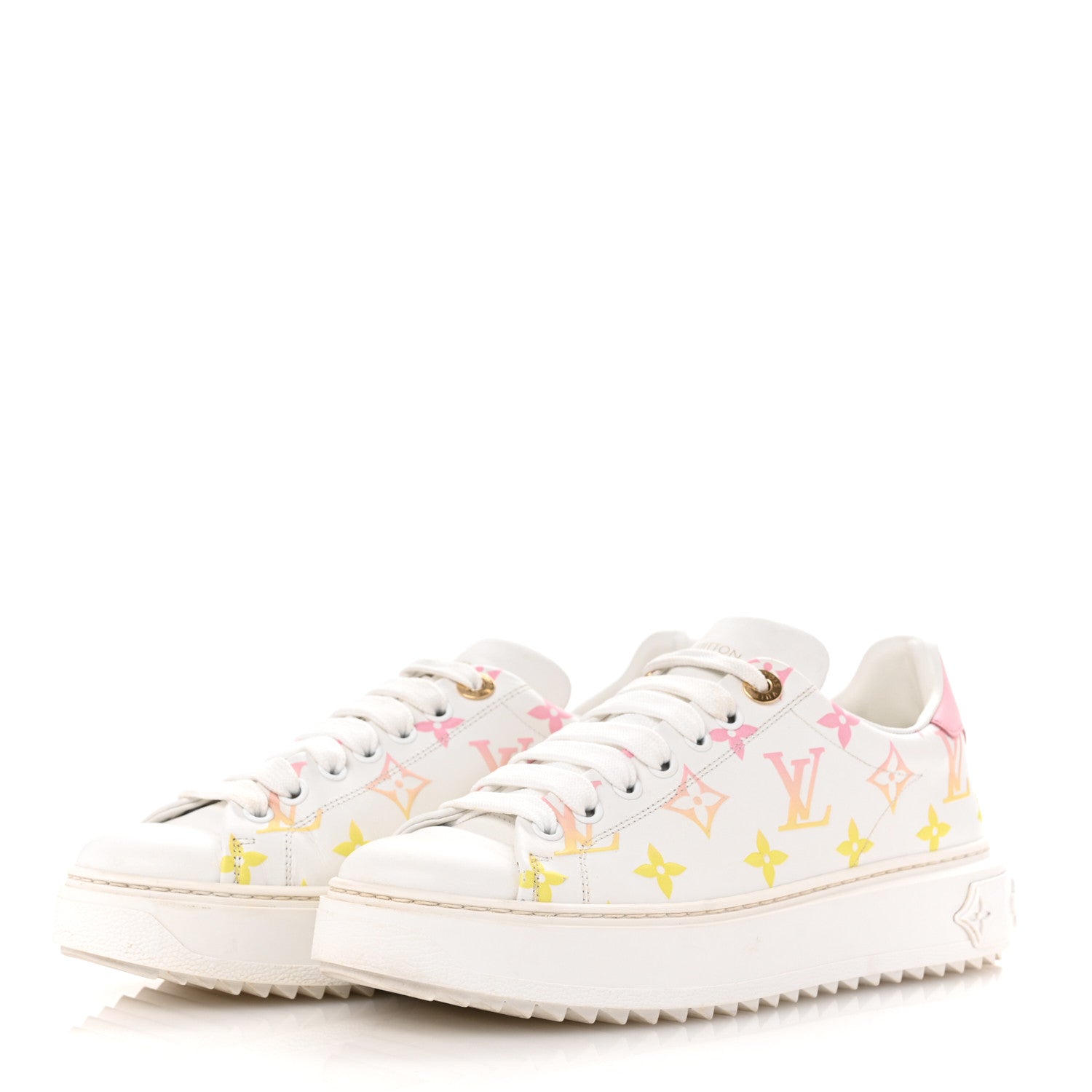 Louis Vuitton Monogram By The Pool Time Out Sneakers 36 Rose 4 of 13