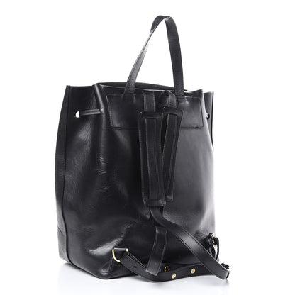 Mansur Gavriel Vegetable Tanned Calfskin Backpack Black 3 of 23